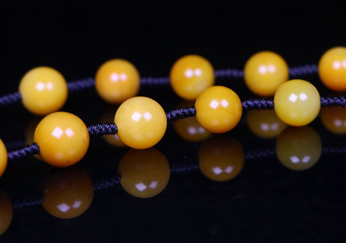 Shoushan Shitian Yellowstone Yellow Frozen Golden Yellow Necklace