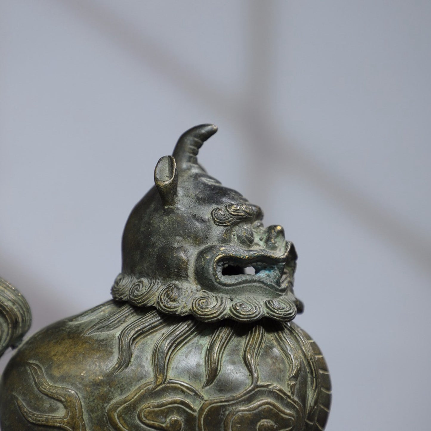 Pure copper auspicious beast incense burner