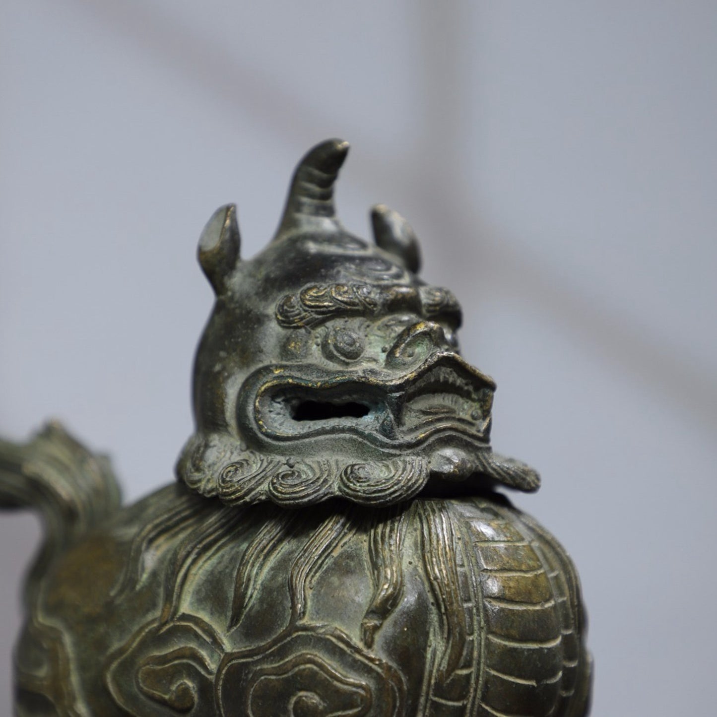 Pure copper auspicious beast incense burner