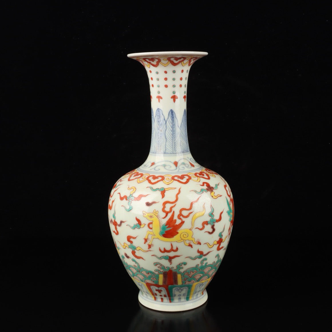 A pair of colorful Pegasus patterned bottles