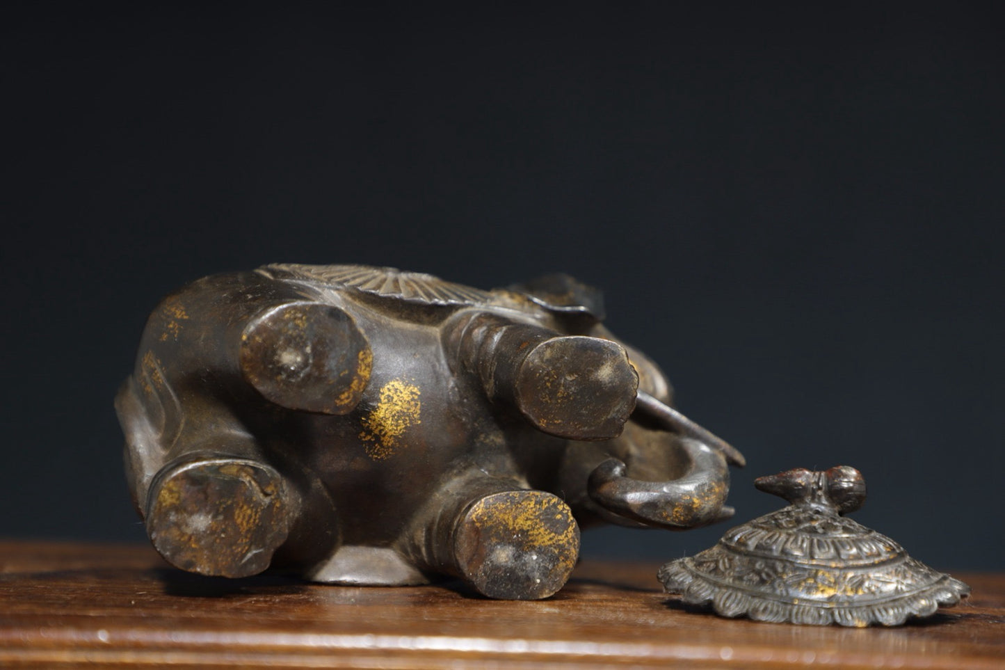 Pure copper elephant incense burner