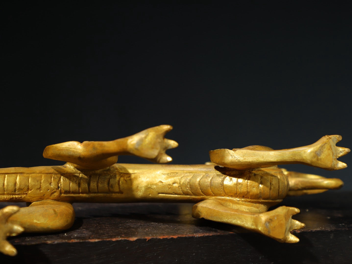 Chinese antique pure copper [dragon] copywriting ornaments
