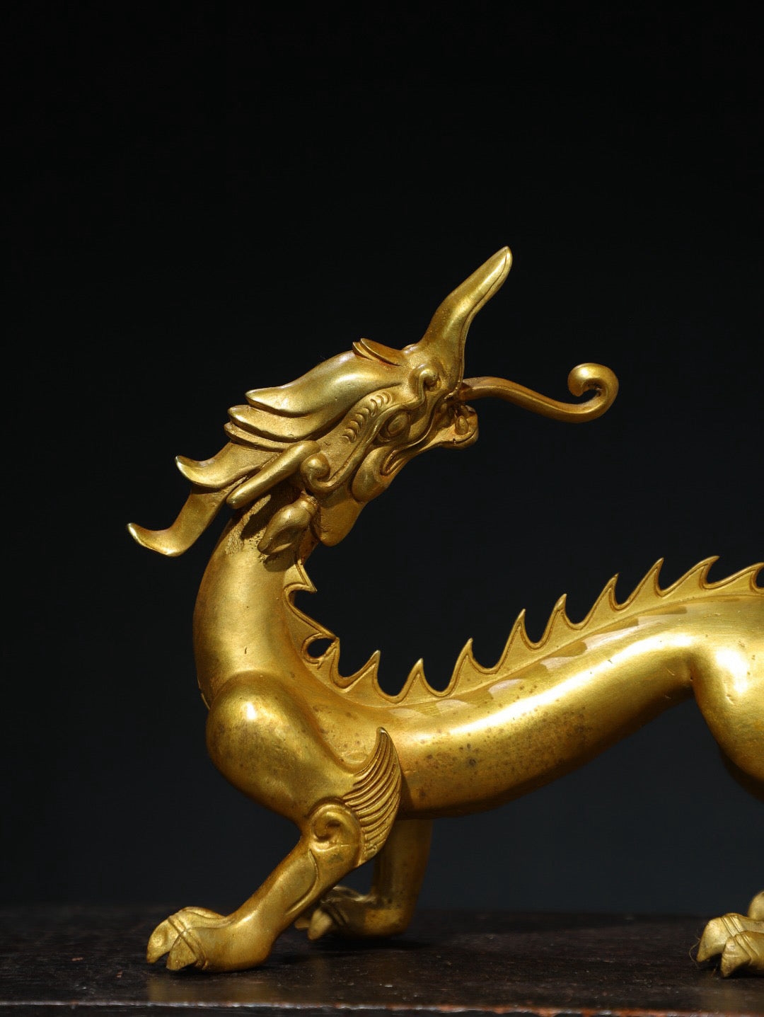 Chinese antique pure copper [dragon] copywriting ornaments