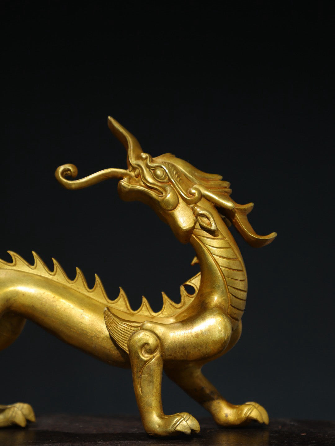 Chinese antique pure copper [dragon] copywriting ornaments