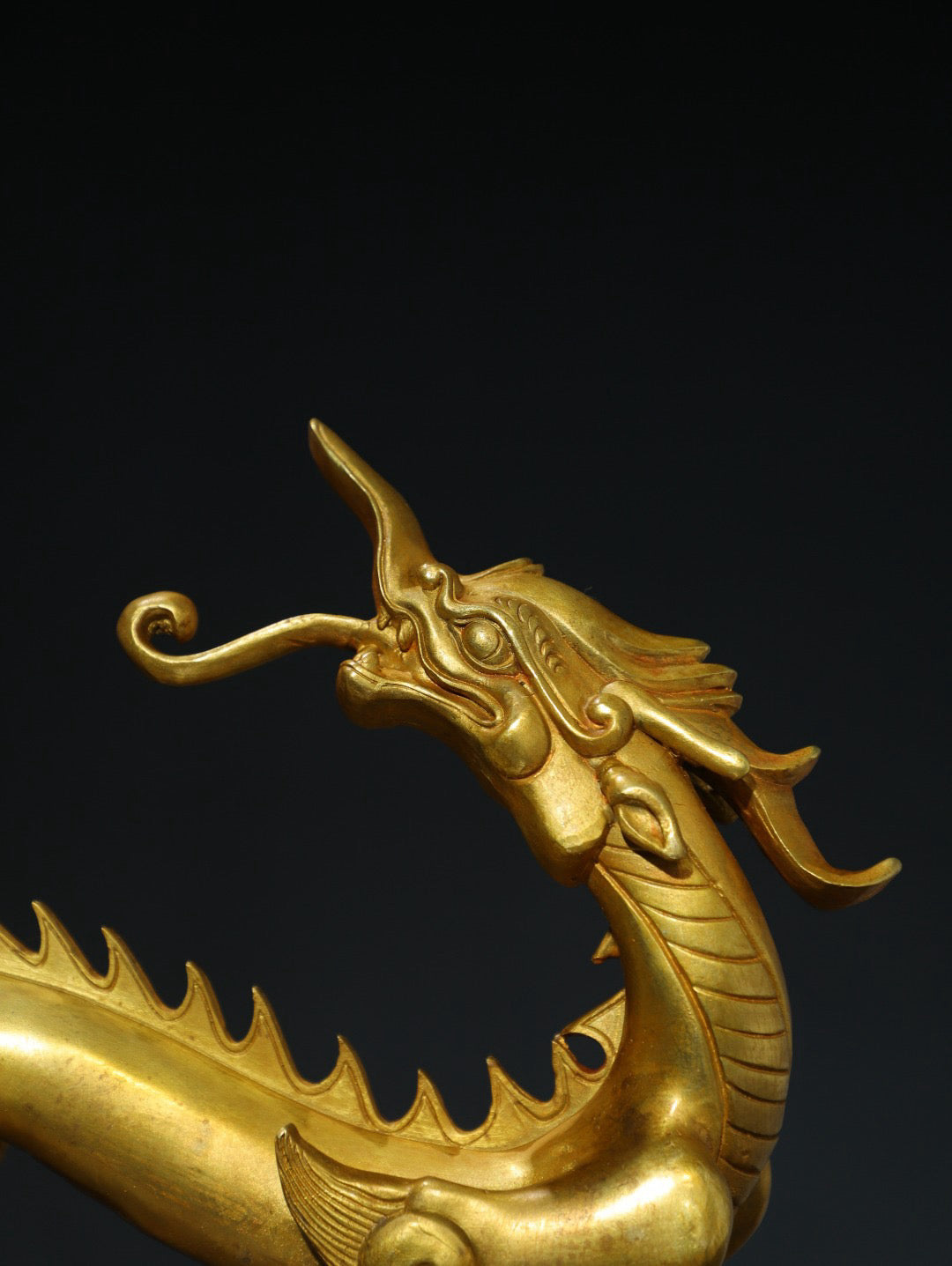 Chinese antique pure copper [dragon] copywriting ornaments