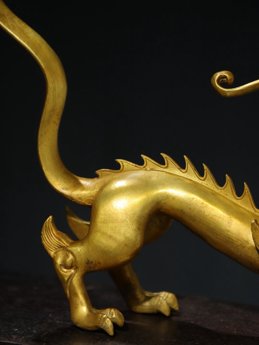 Chinese antique pure copper [dragon] copywriting ornaments
