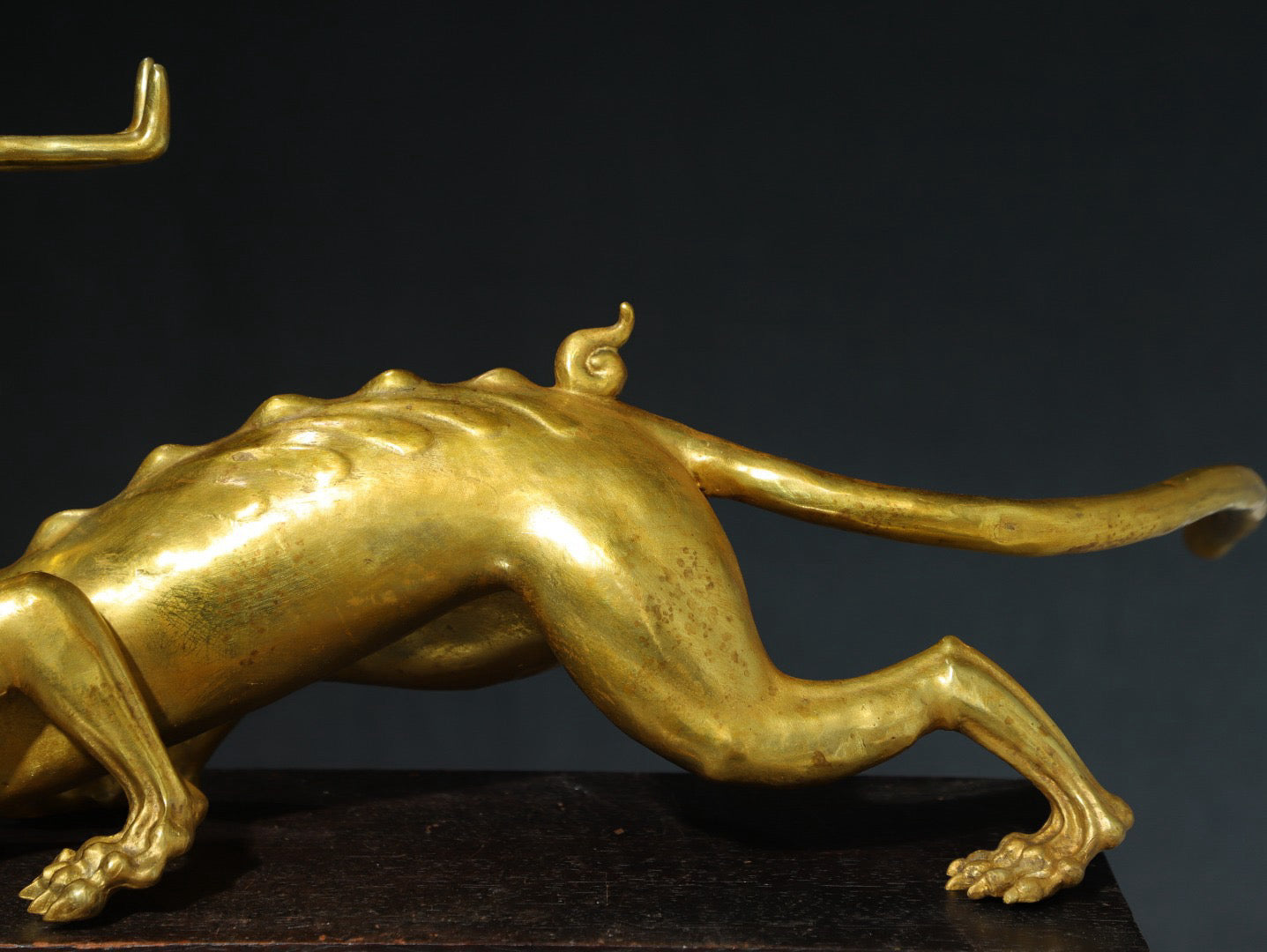 Chinese antique pure copper [dragon] copywriting ornaments