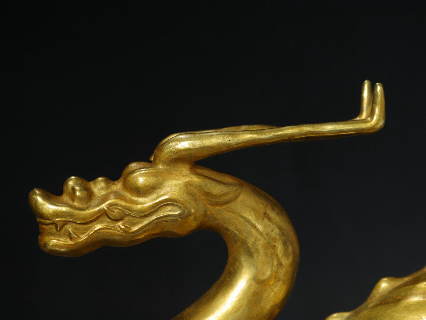 Chinese antique pure copper [dragon] copywriting ornaments