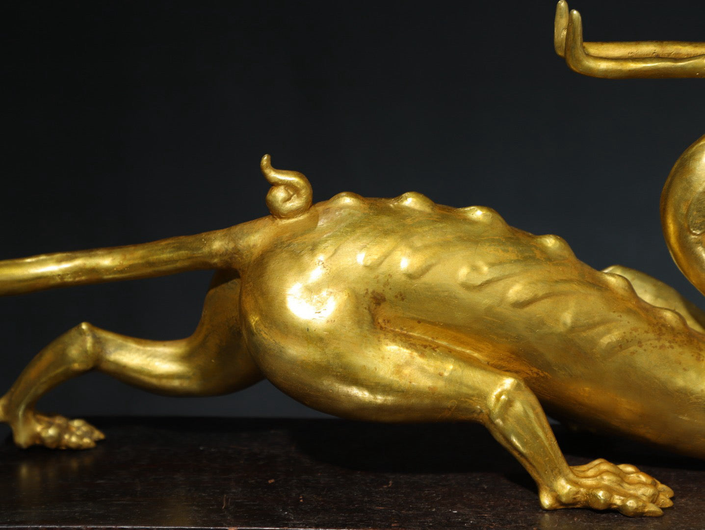 Chinese antique pure copper [dragon] copywriting ornaments