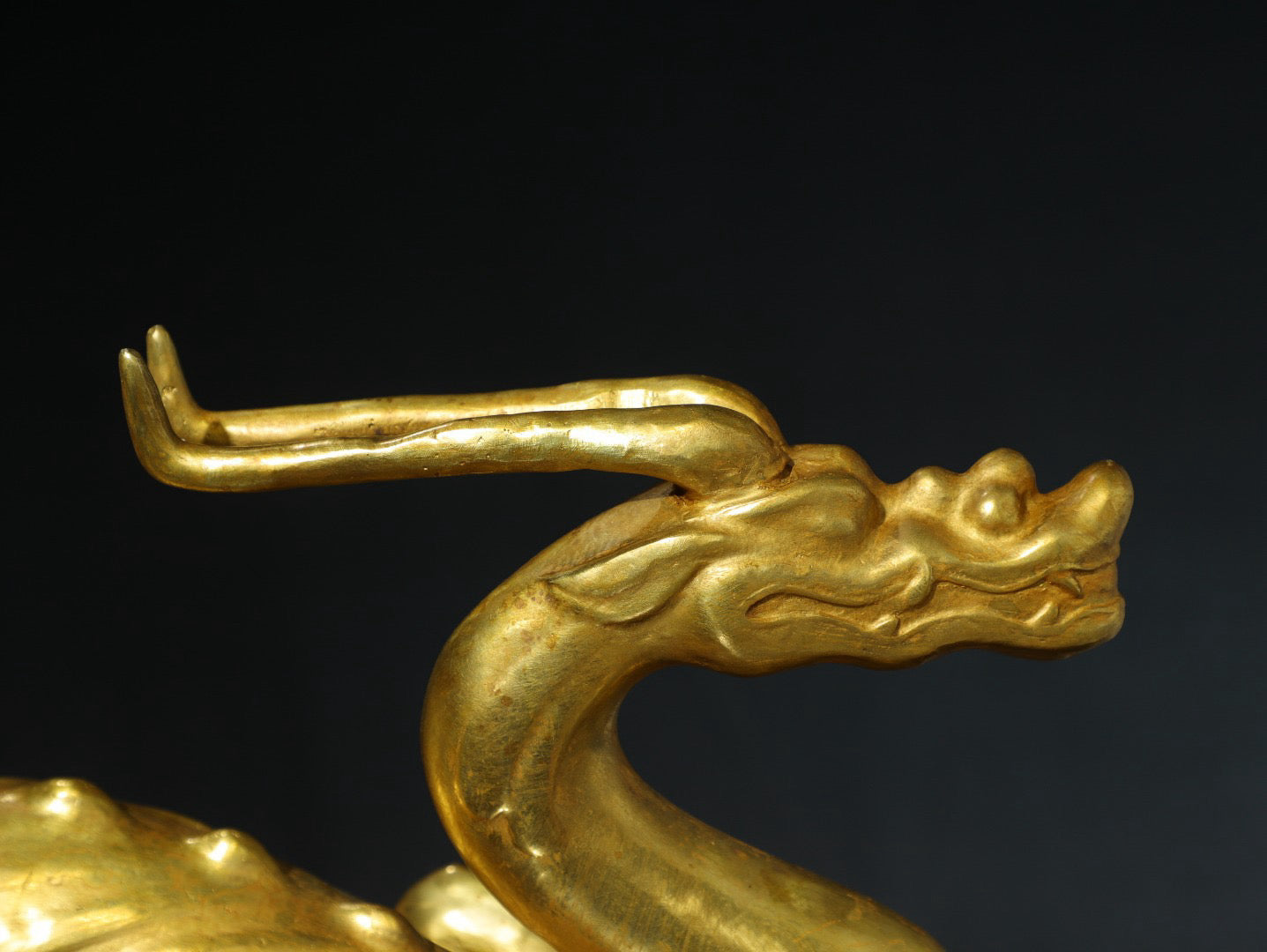 Chinese antique pure copper [dragon] copywriting ornaments