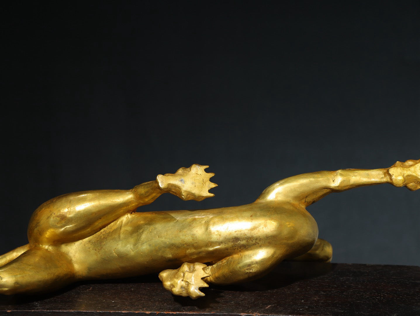Chinese antique pure copper [dragon] copywriting ornaments