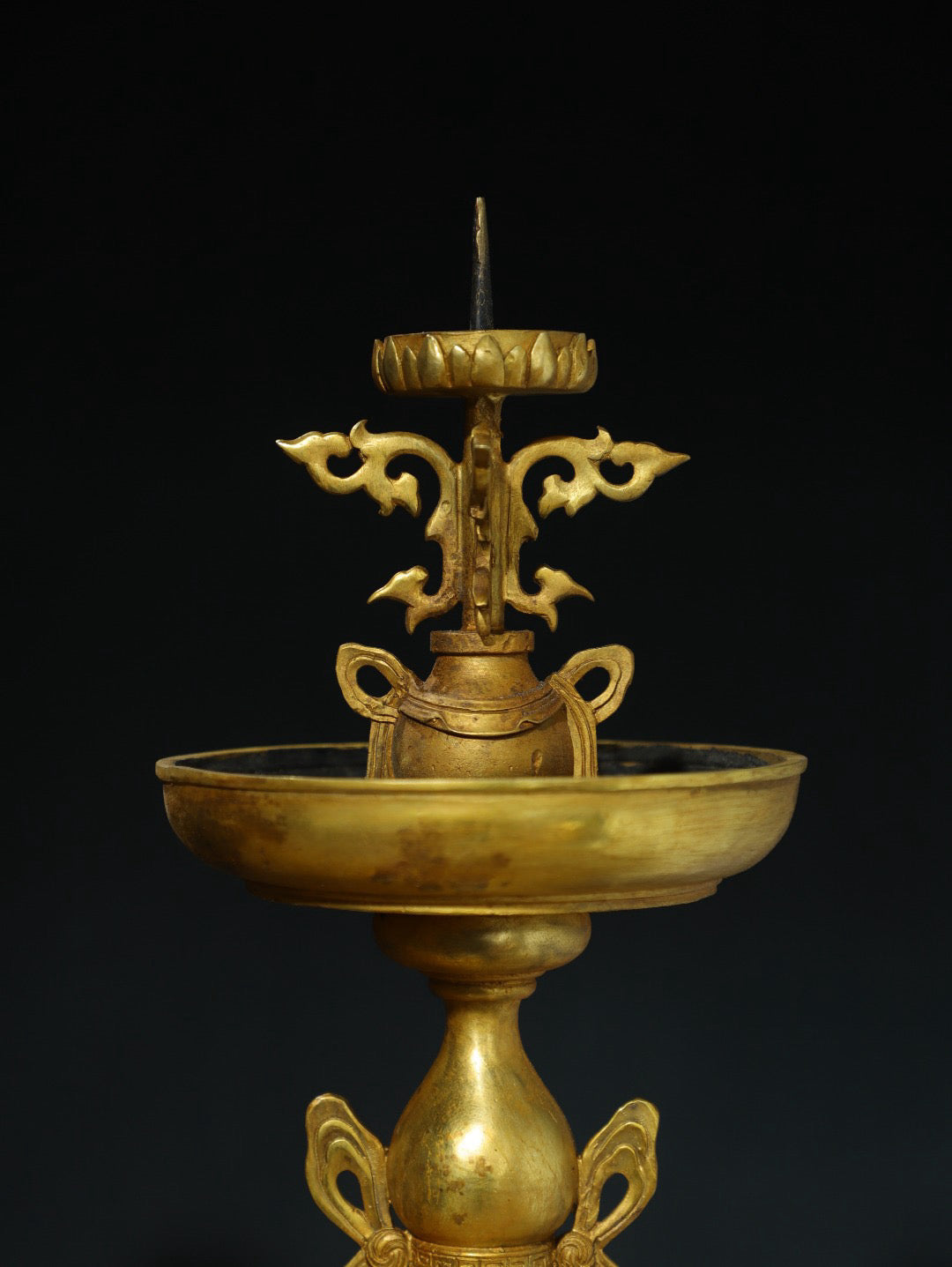 Chinese Antique Pure Copper [Taiping Elephant] Candlestick Pair