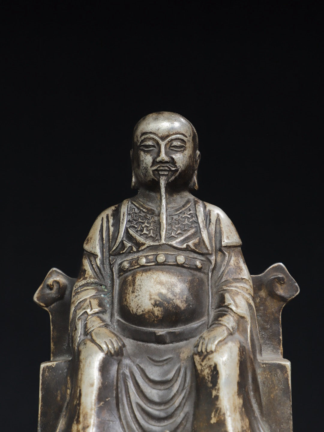 Chinese antique pure copper Buddha statue of Emperor Zhenwu