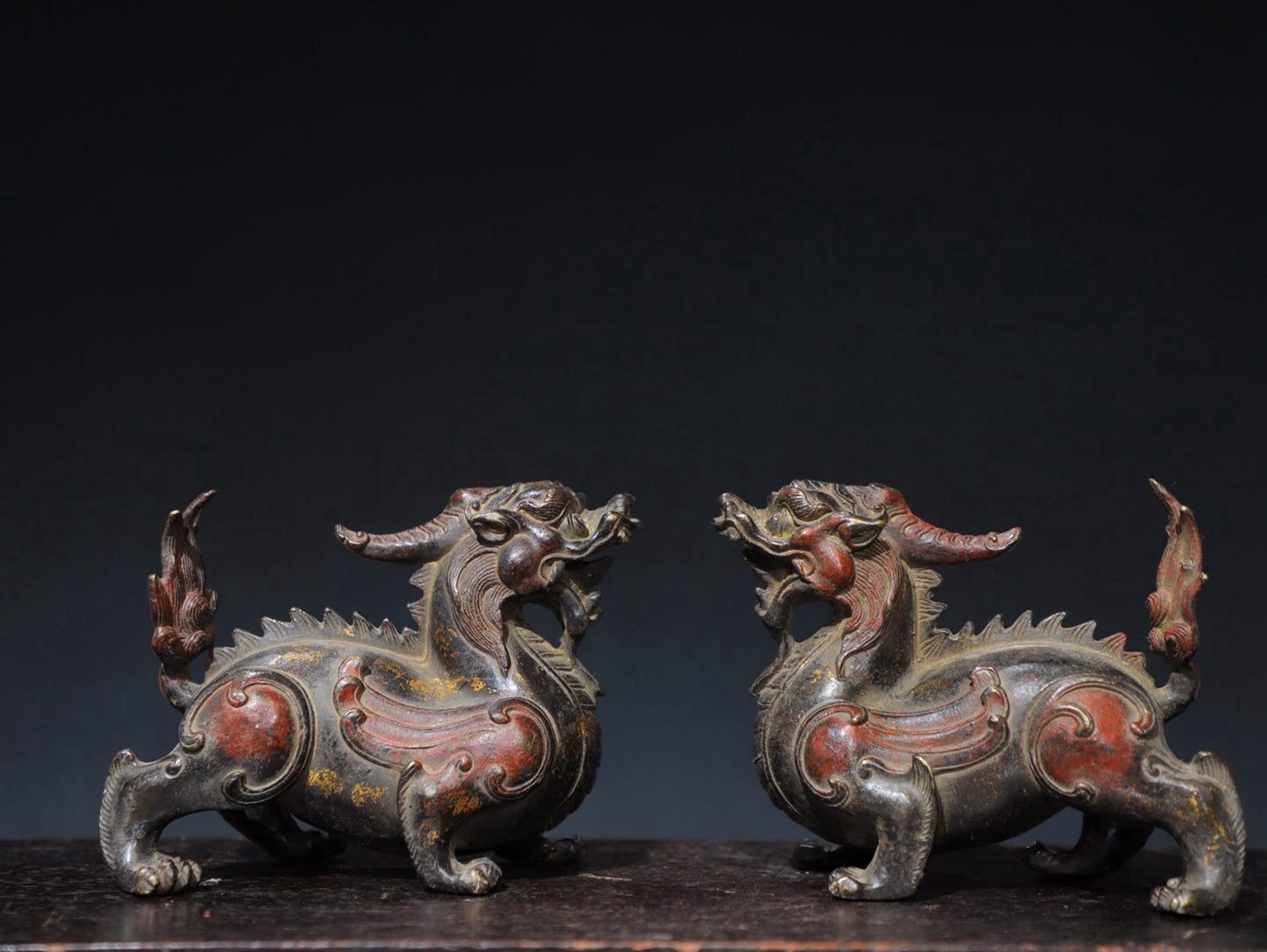 Pure copper auspicious beast ornaments