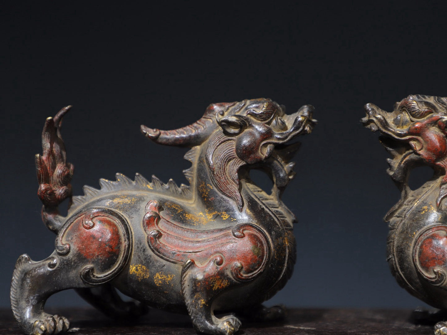 Pure copper auspicious beast ornaments