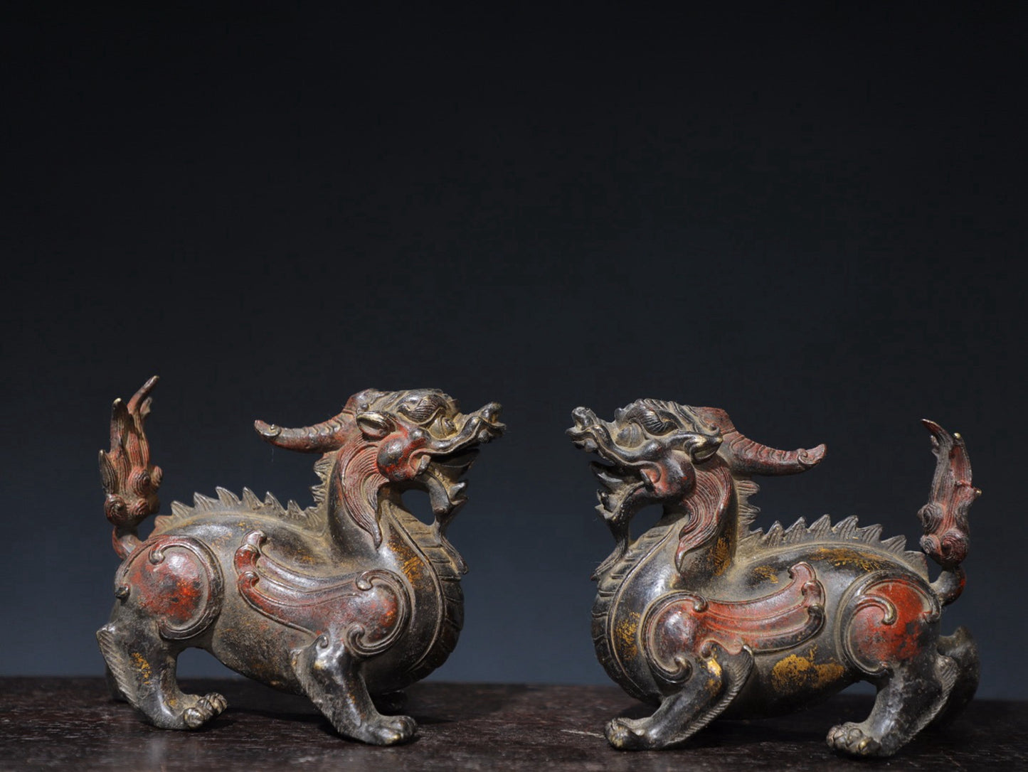 Pure copper auspicious beast ornaments