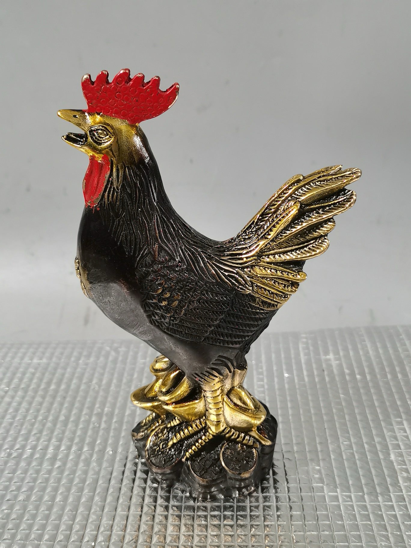 Gilded Lucky Chicken Ornament
