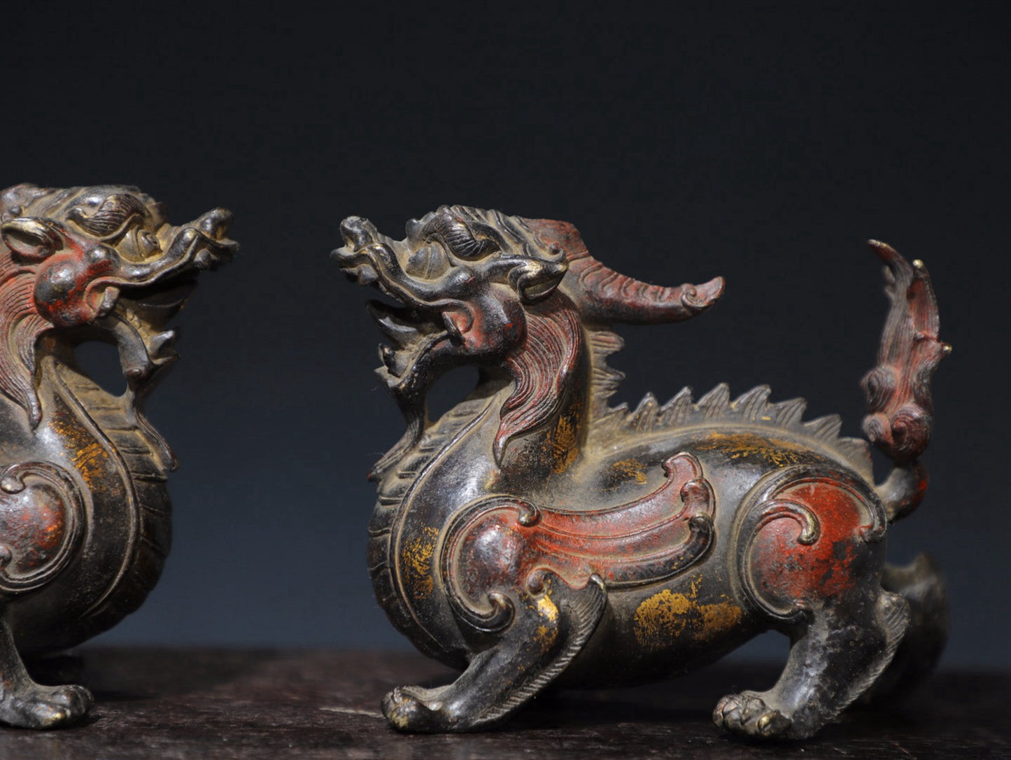 Pure copper auspicious beast ornaments