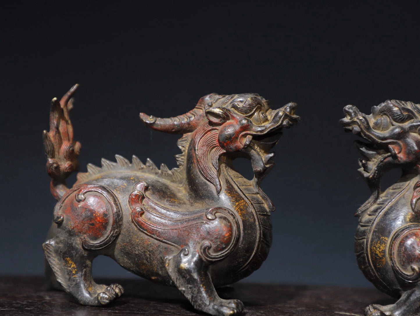 Pure copper auspicious beast ornaments