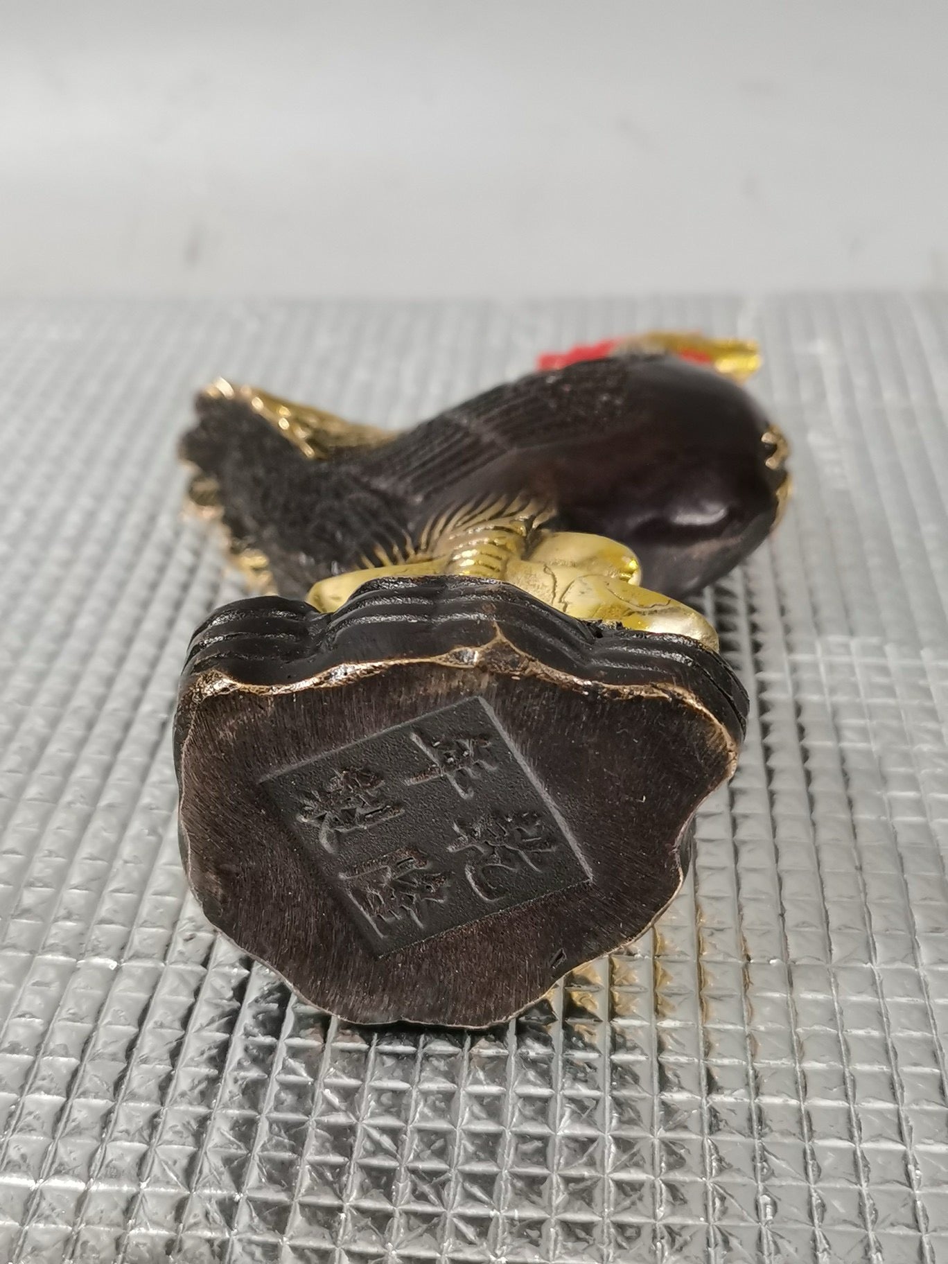 Gilded Lucky Chicken Ornament