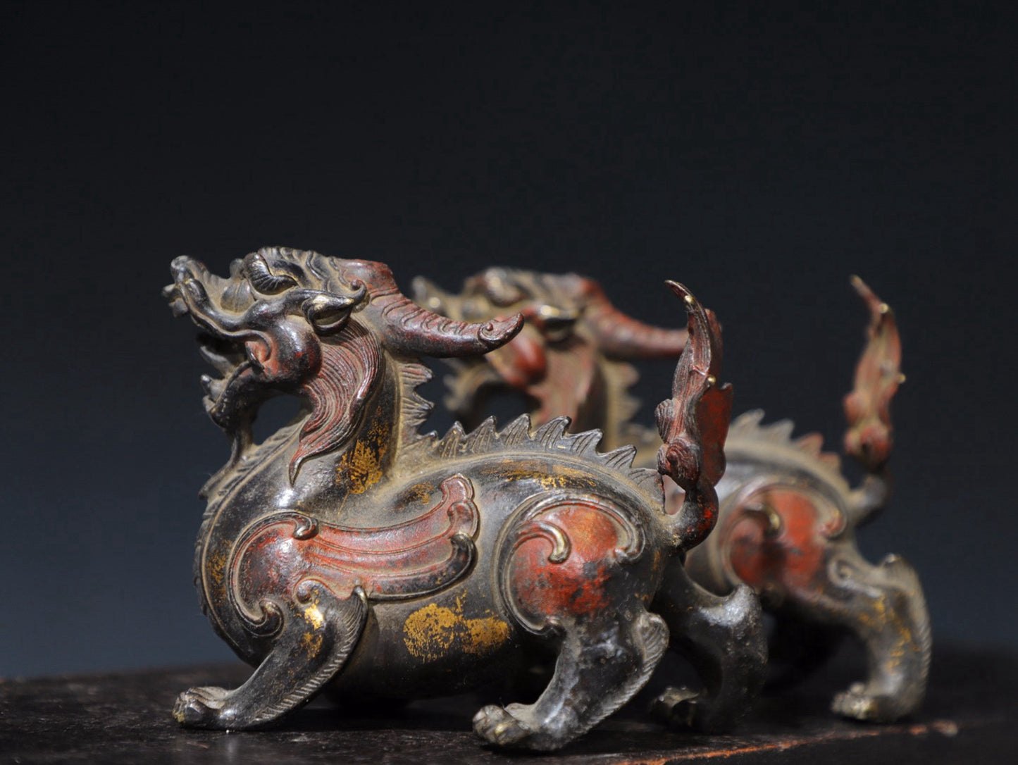 Pure copper auspicious beast ornaments