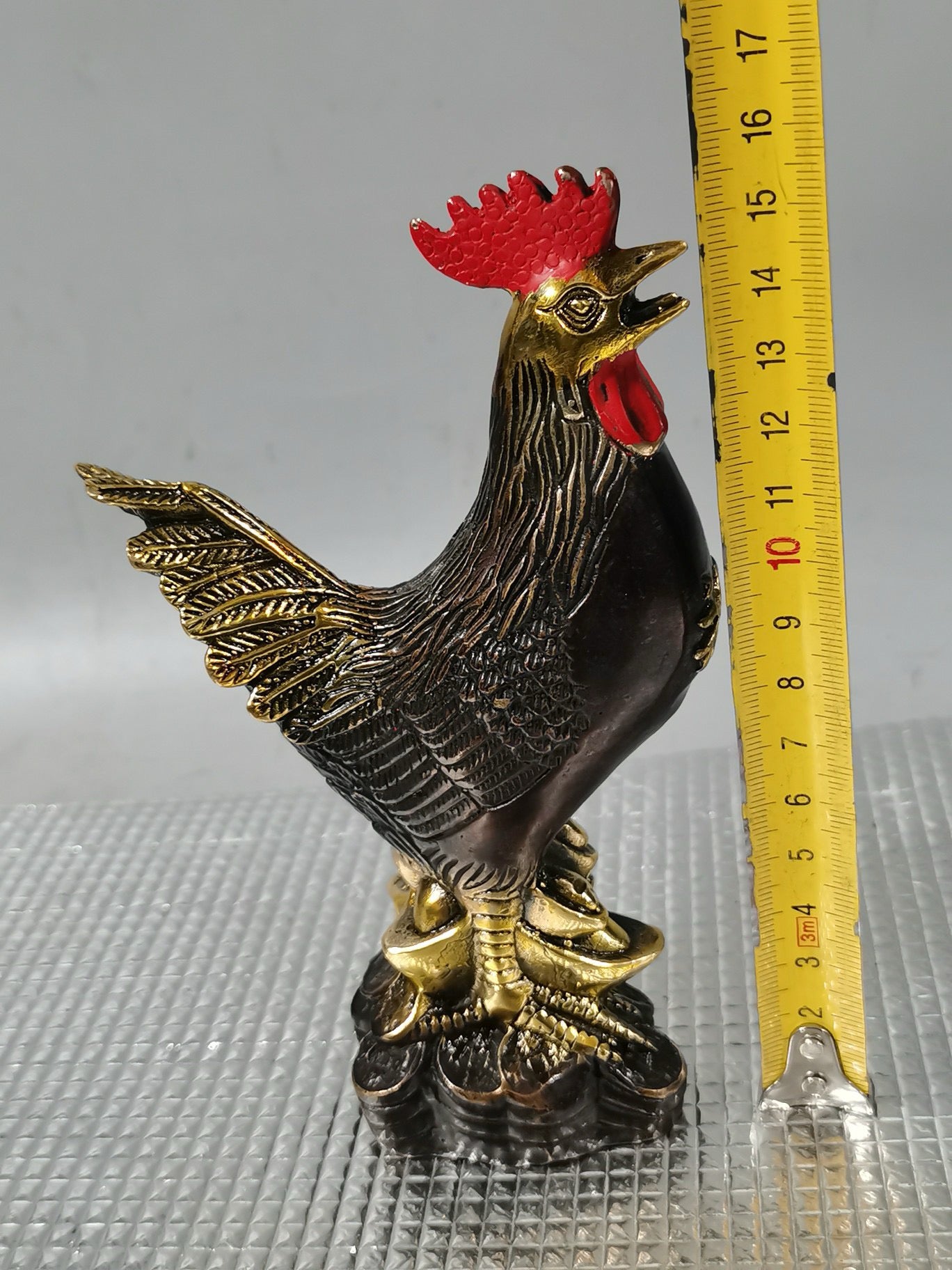Gilded Lucky Chicken Ornament