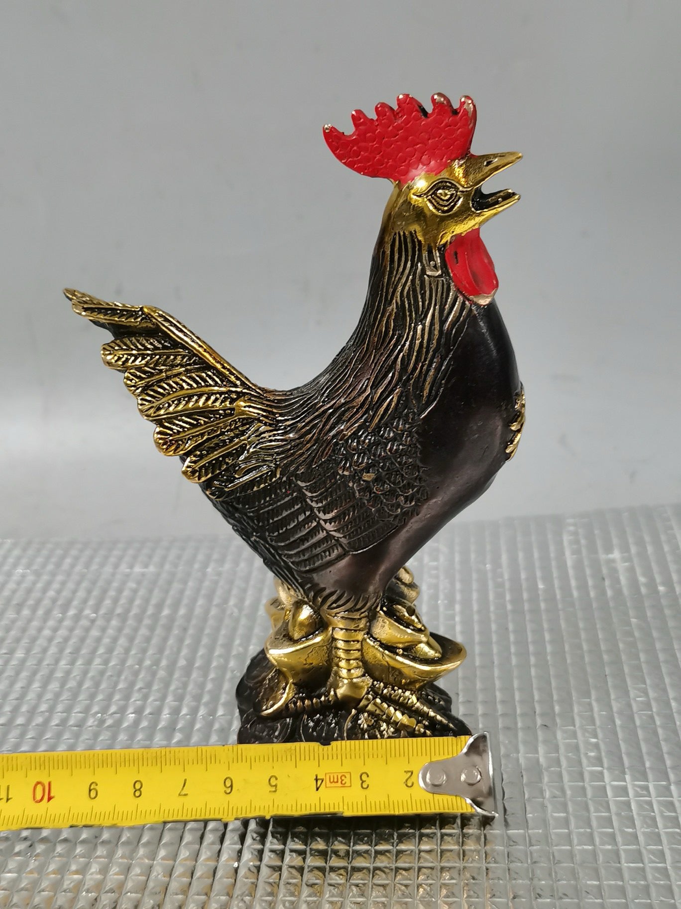 Gilded Lucky Chicken Ornament