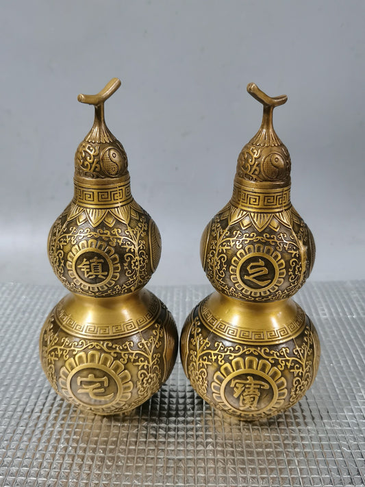 Brass gourd house treasure feng shui ornaments