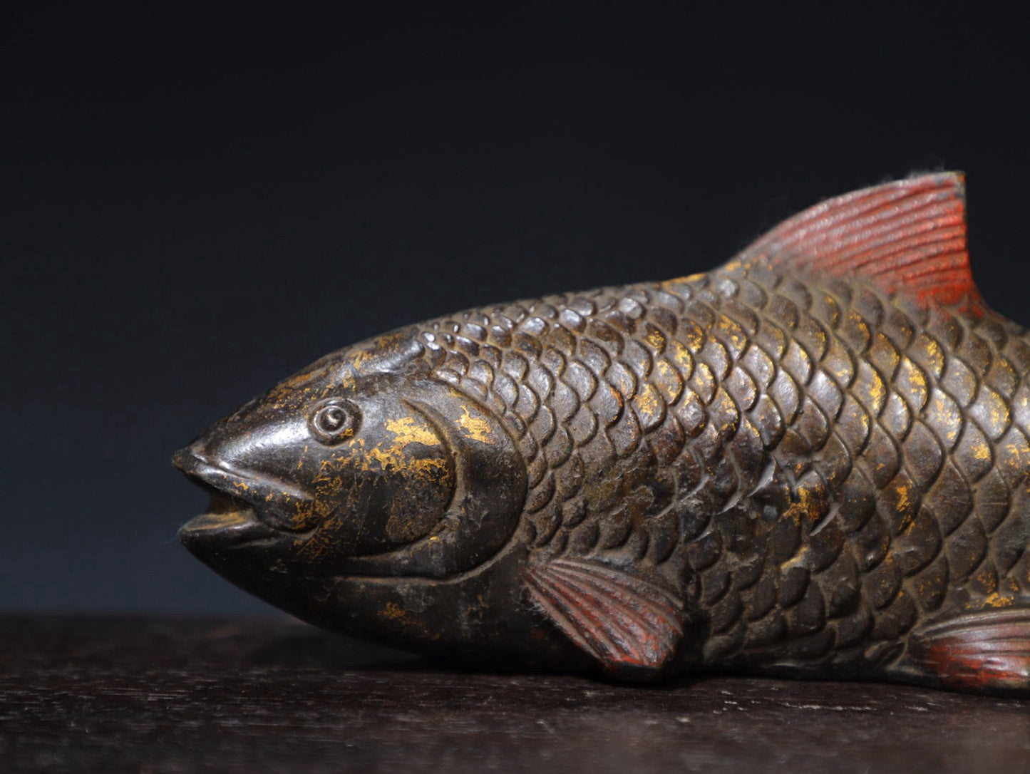 Pure copper carp ornament
