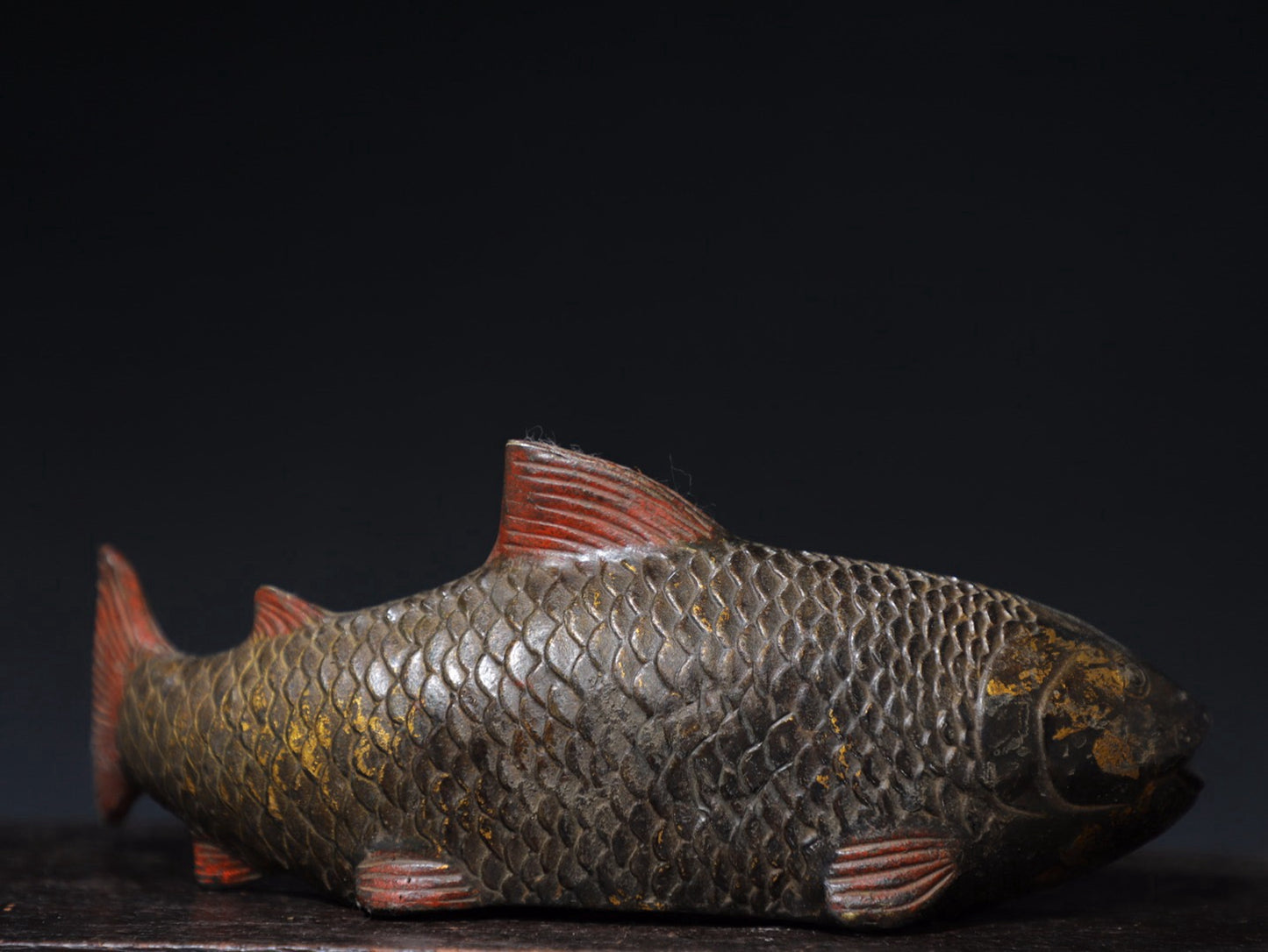 Pure copper carp ornament