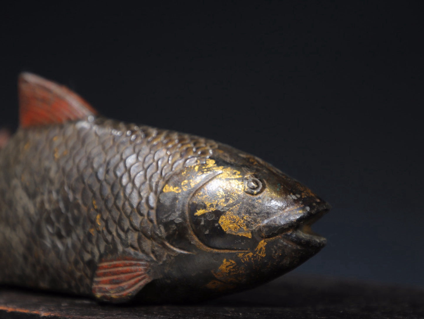 Pure copper carp ornament