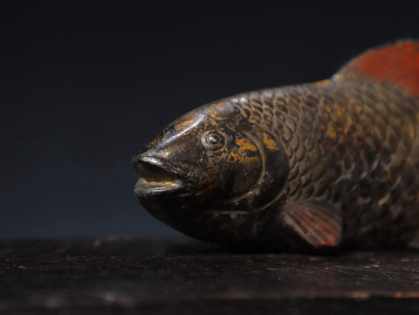 Pure copper carp ornament