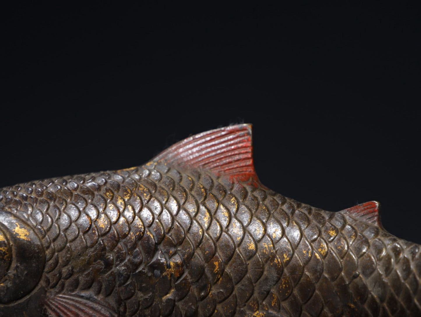 Pure copper carp ornament
