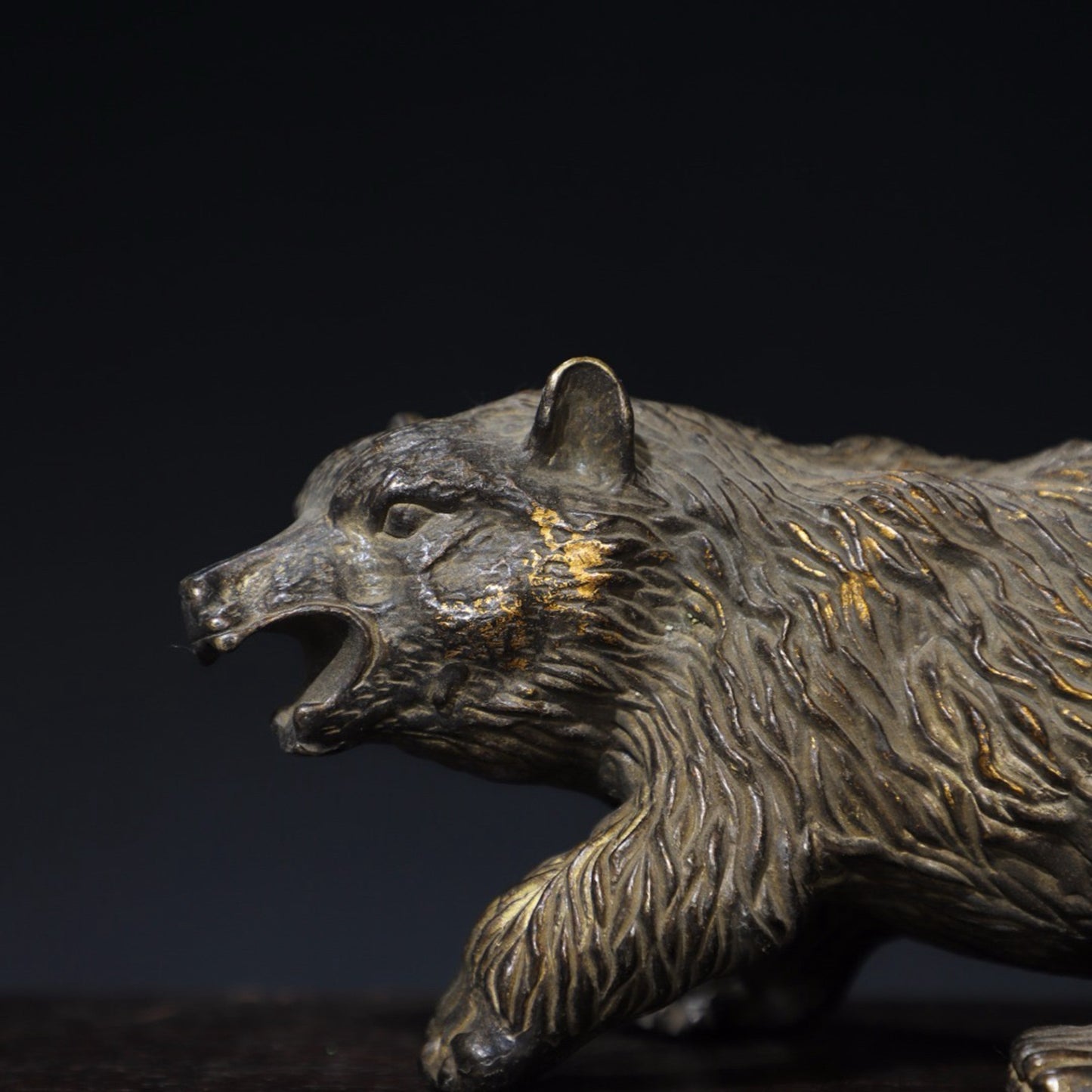 Pure copper bear ornaments