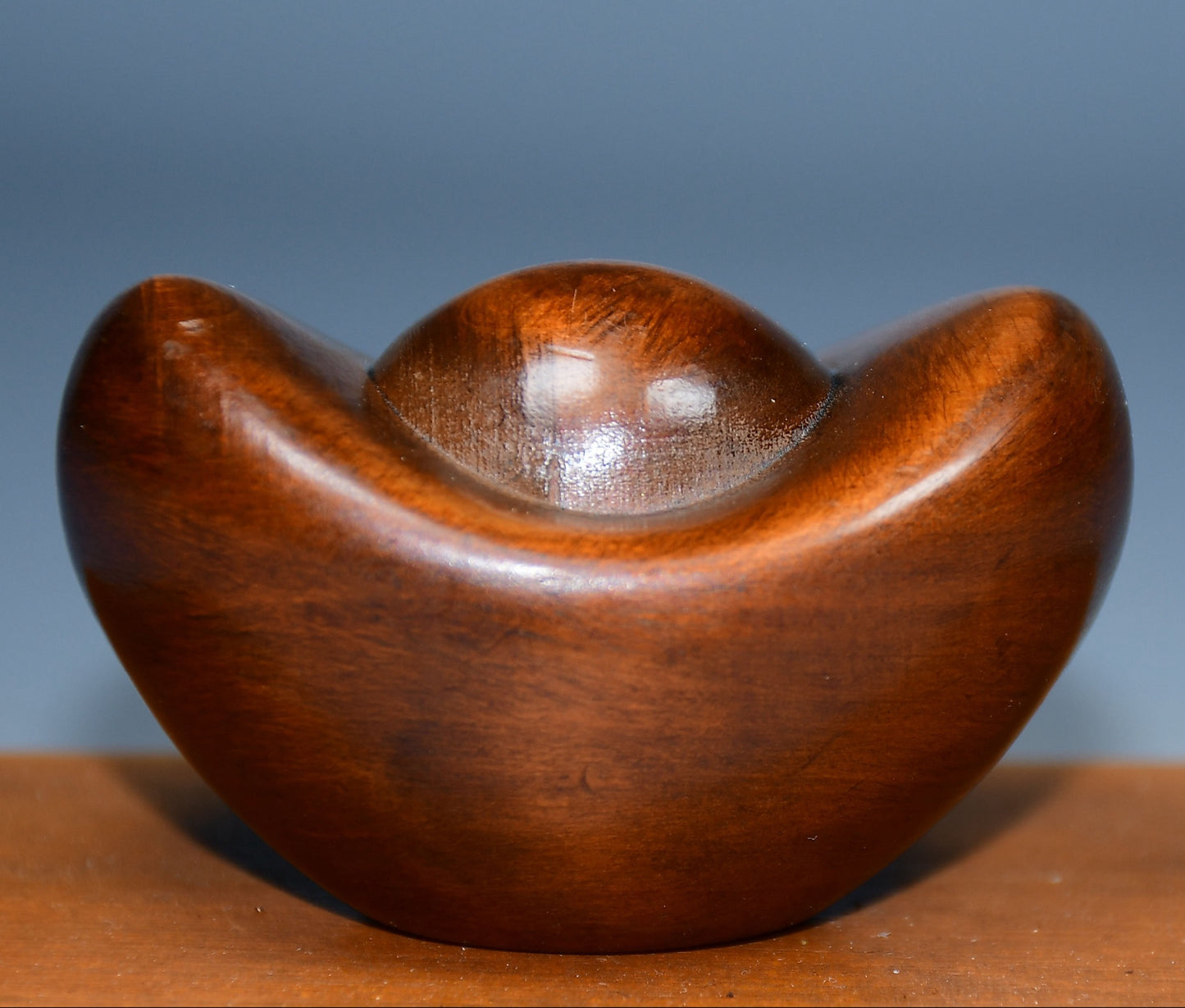 Collected Huangyang Wood Carved Yuanbao Decoration Furniture Decoration