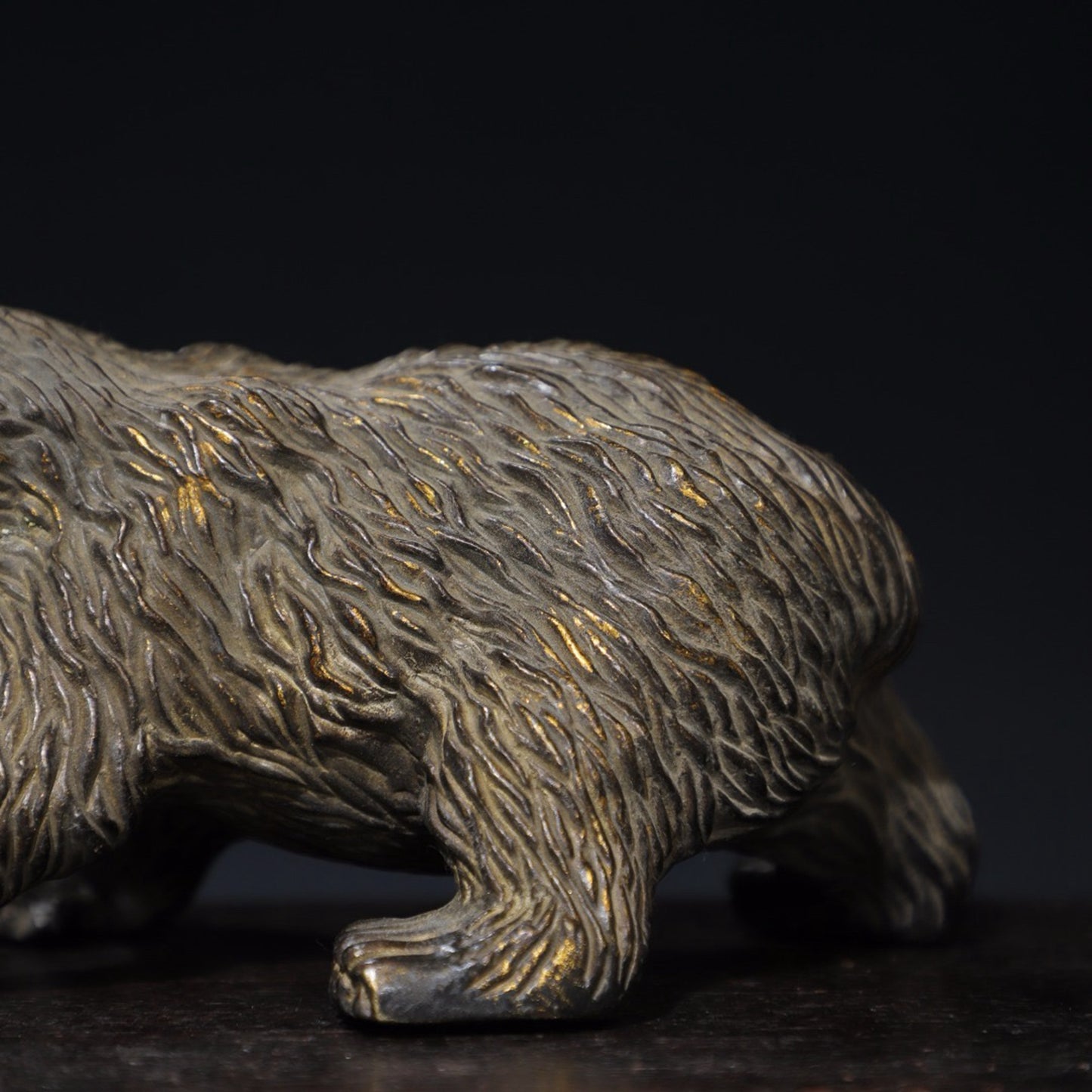 Pure copper bear ornaments