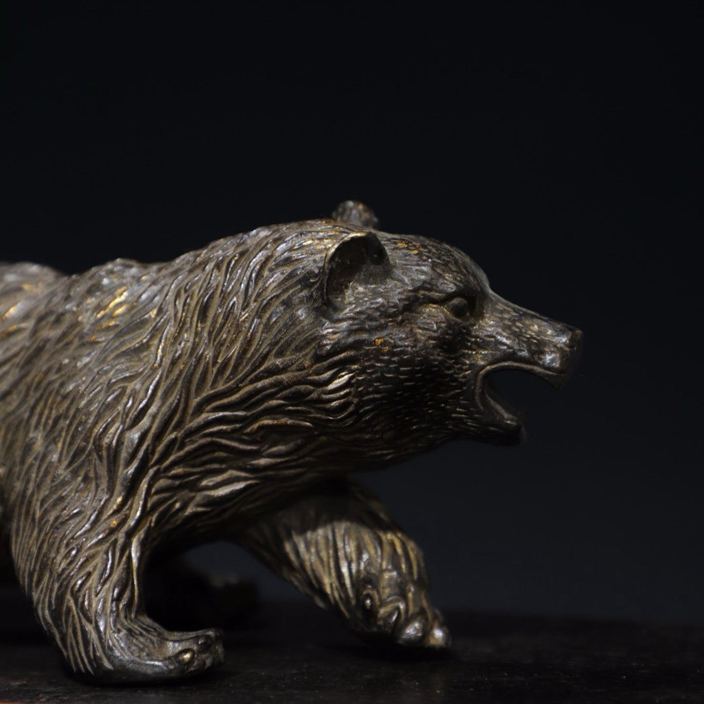 Pure copper bear ornaments