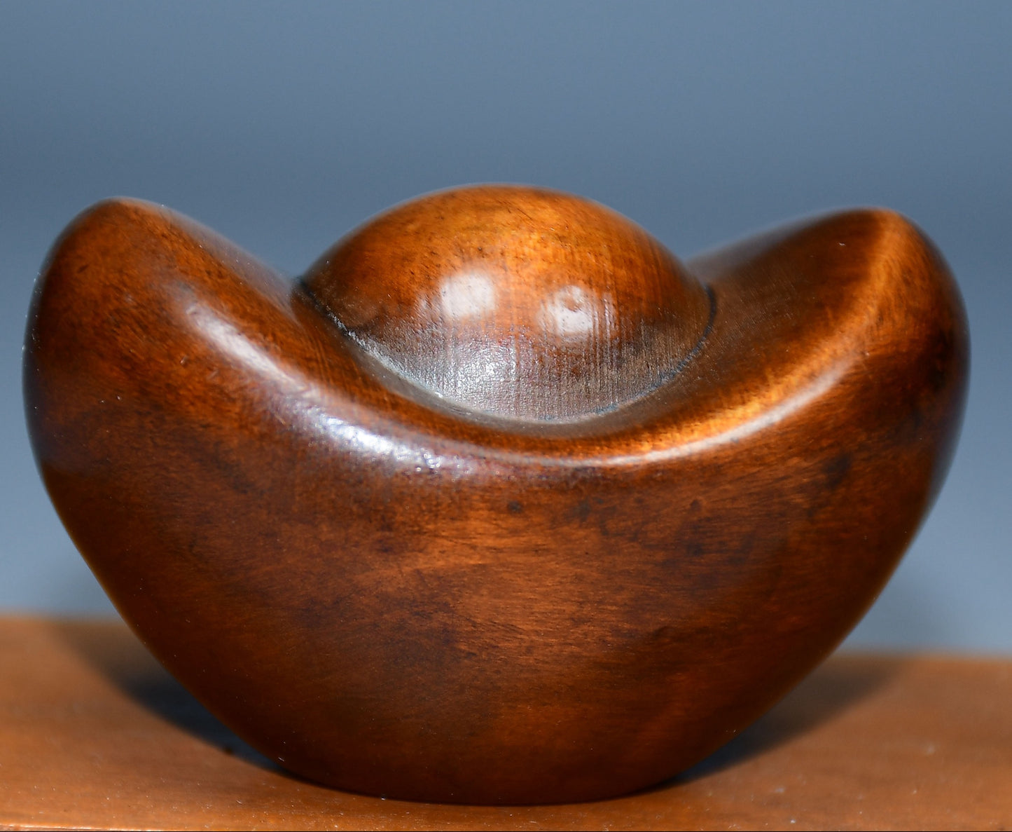Collected Huangyang Wood Carved Yuanbao Decoration Furniture Decoration