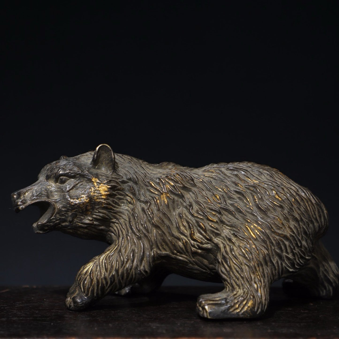 Pure copper bear ornaments