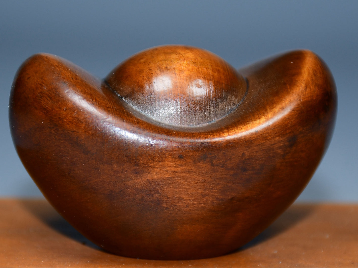 Collected Huangyang Wood Carved Yuanbao Decoration Furniture Decoration