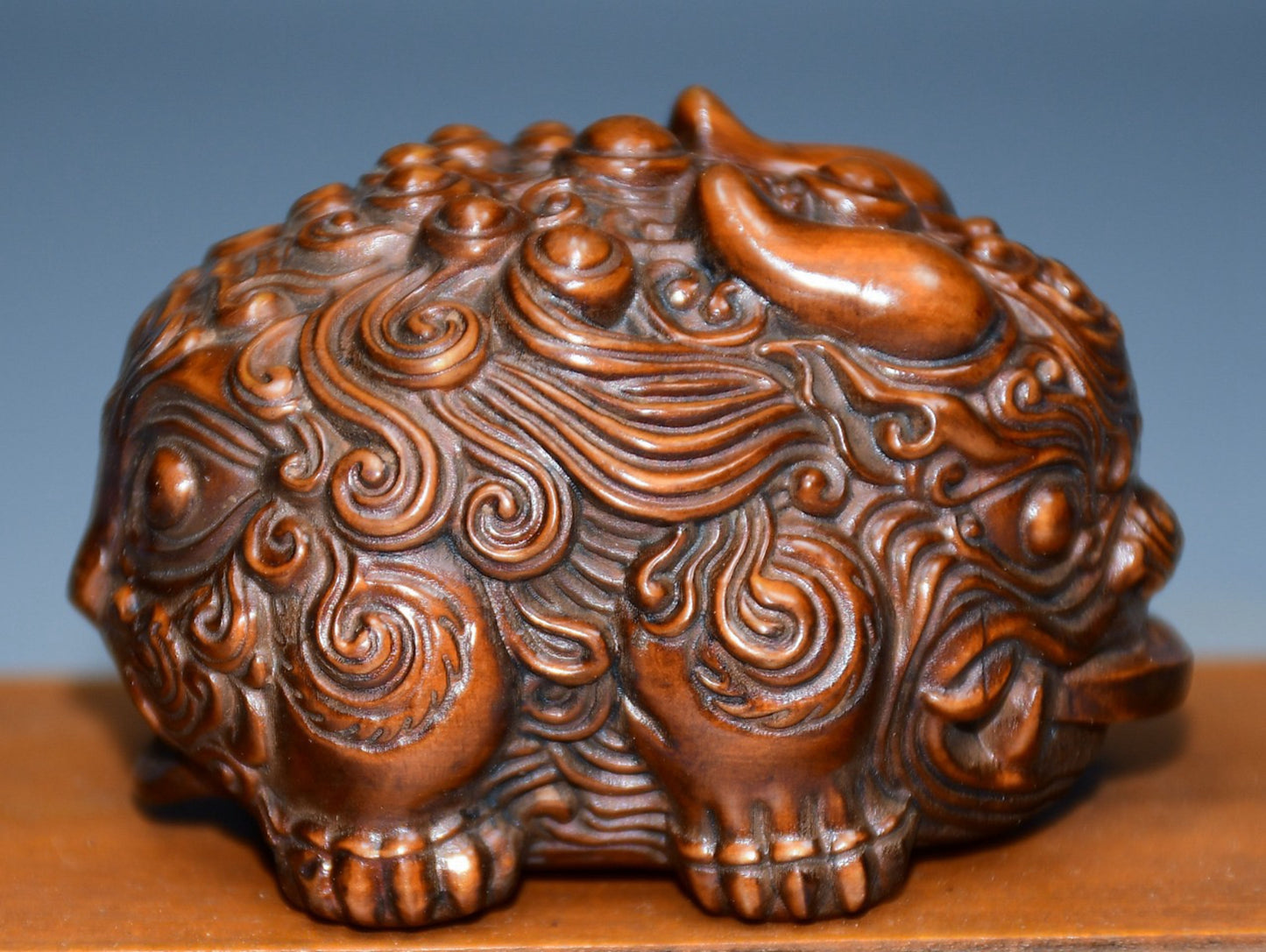 Collected Huangyang wood carved golden cicada ornaments