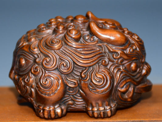 Collected Huangyang wood carved golden cicada ornaments