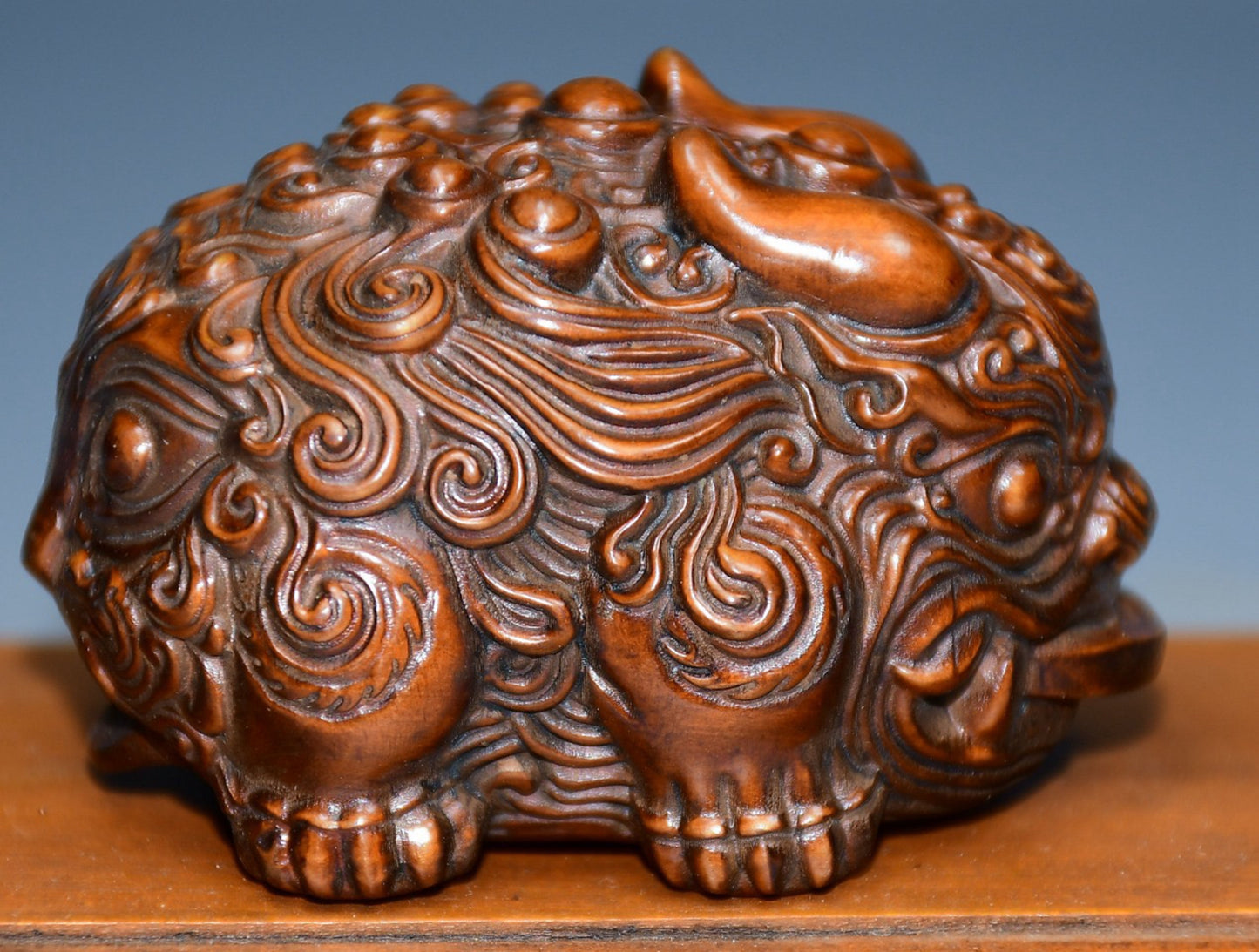 Collected Huangyang wood carved golden cicada ornaments