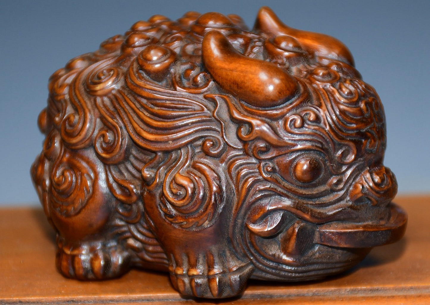 Collected Huangyang wood carved golden cicada ornaments