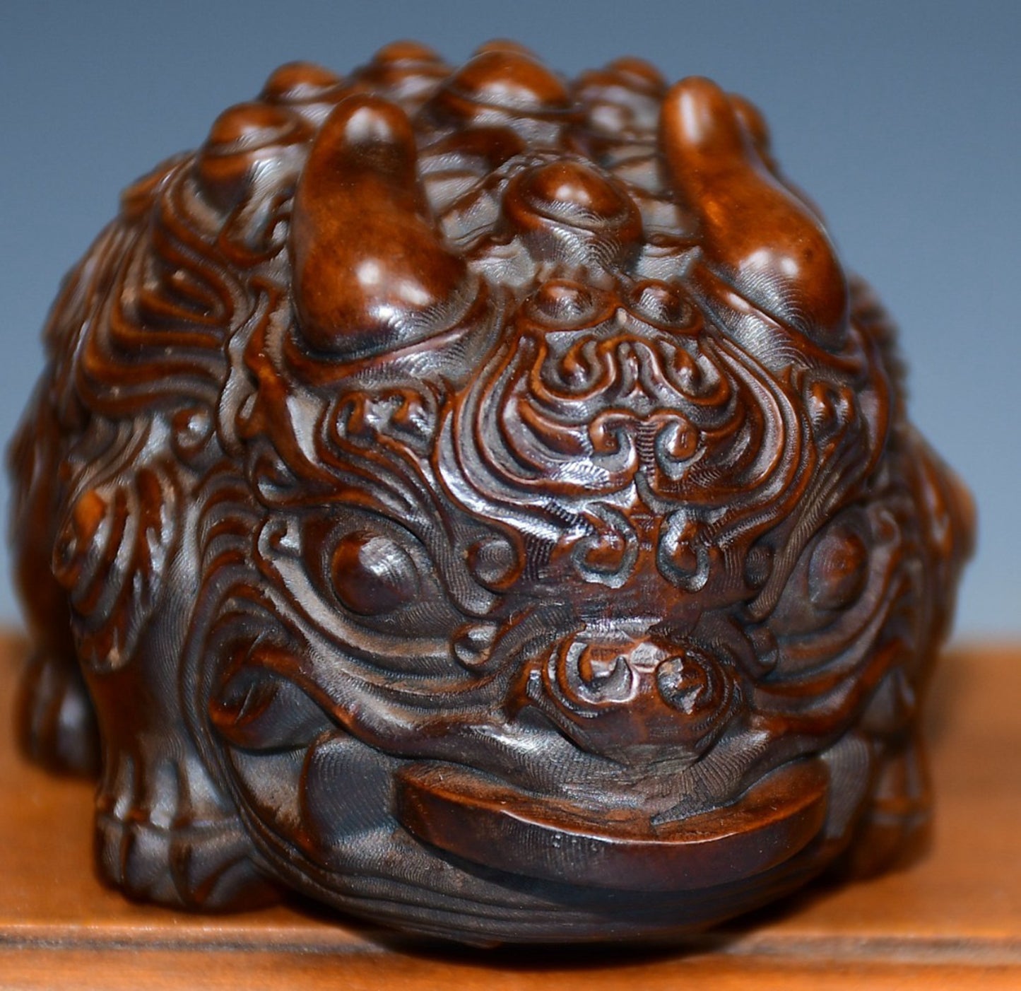 Collected Huangyang wood carved golden cicada ornaments