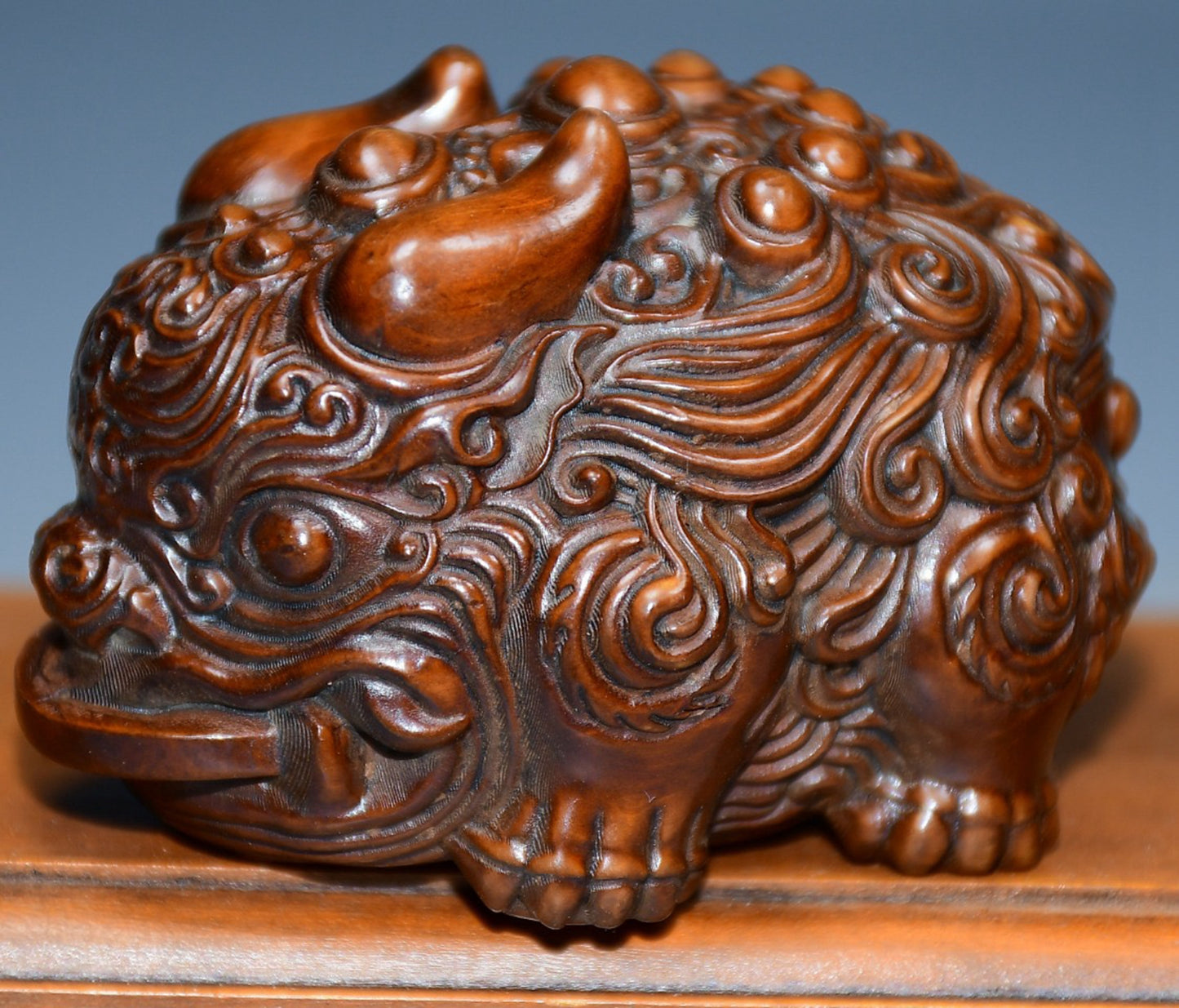 Collected Huangyang wood carved golden cicada ornaments