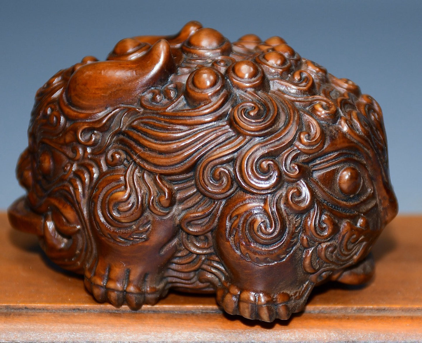 Collected Huangyang wood carved golden cicada ornaments