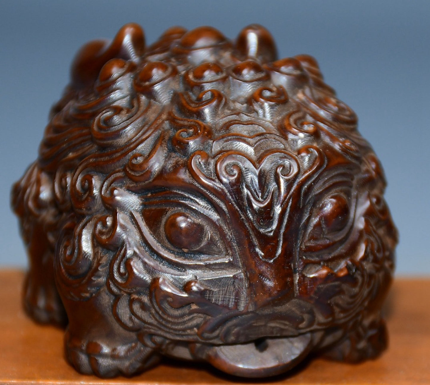 Collected Huangyang wood carved golden cicada ornaments