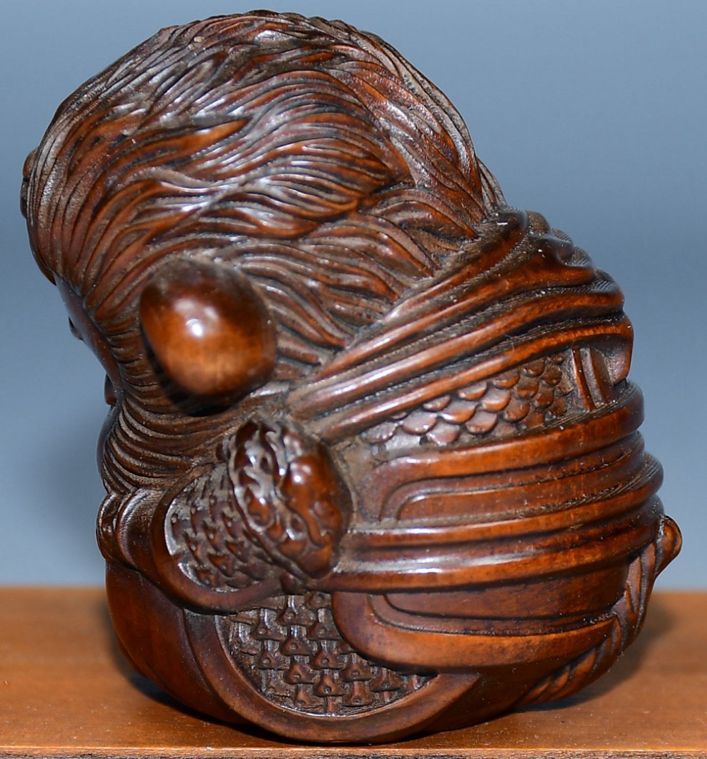 Collected Huangyang wood carved Sun Wukong ornaments
