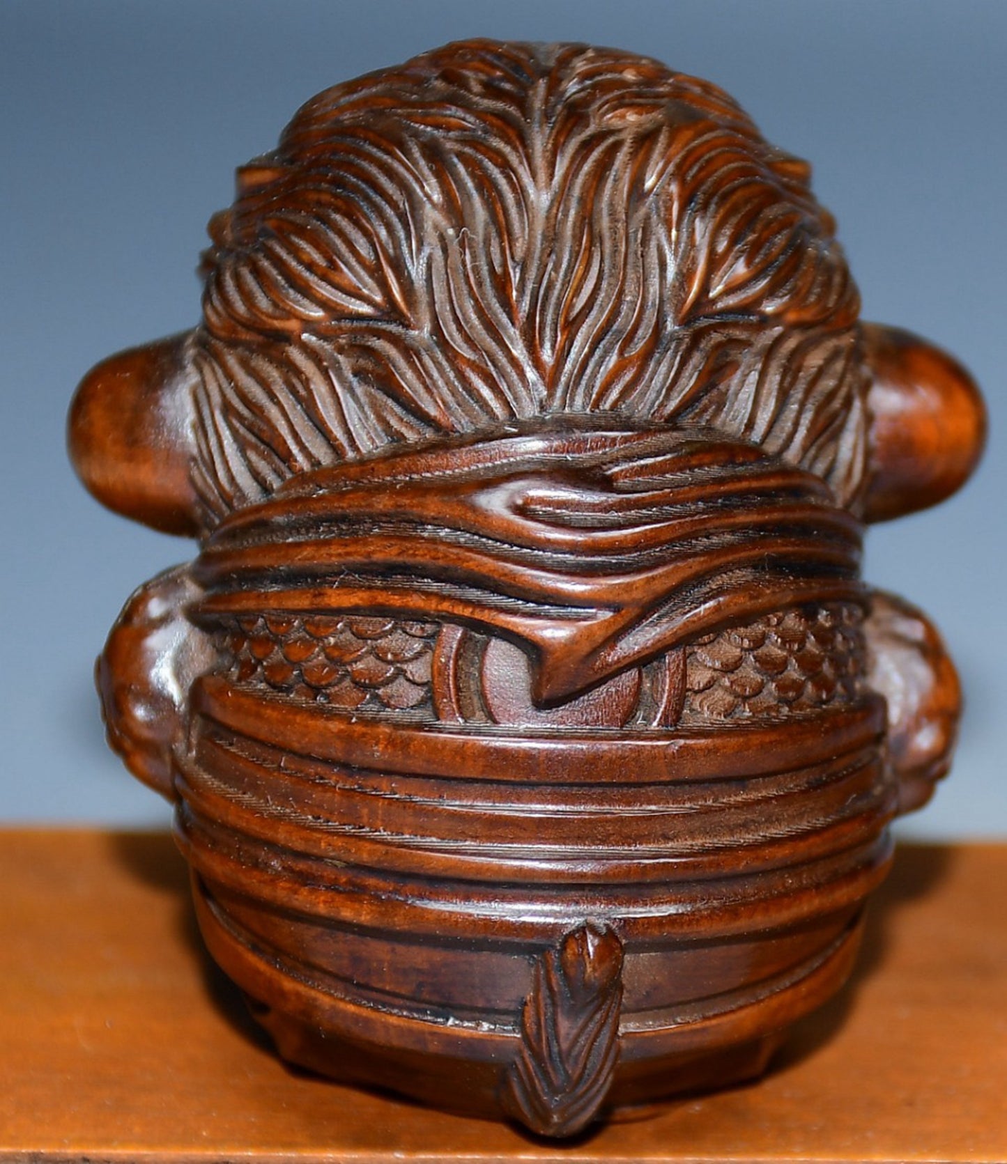 Collected Huangyang wood carved Sun Wukong ornaments